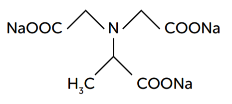 Nouryon Dissolvine M-40 Product Description and Chemical Structure