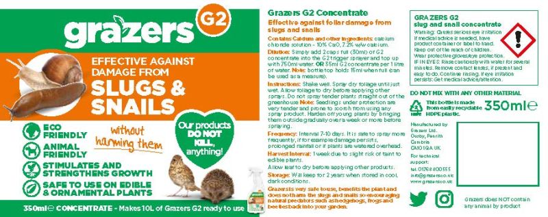 Grazers Grazers Grazers G2 – Concentrate (350ml) Features