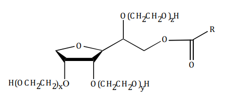 Croda ECO Tween 28 Chemical Structure - Polyethoxylated Monoester