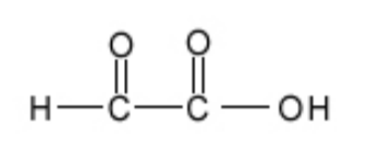 Onichem Specialities Glyoxylic Acid Chemical Structure