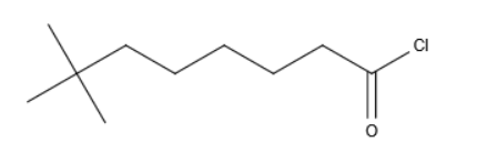 Transpek Industry Neodecanoyl Chloride Chemical Structure