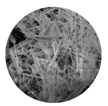 Karntner Montanindustrie Wollastonite LAR 400# SEM-micrograph