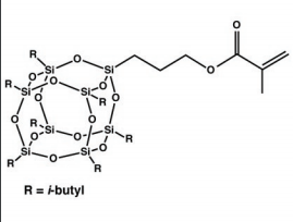 POSS® MA0702 - MethacryloIsobutyl - Molecular Structure