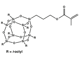 POSS® MA0719 - MethacrylIsooctyl - Molecular Structure