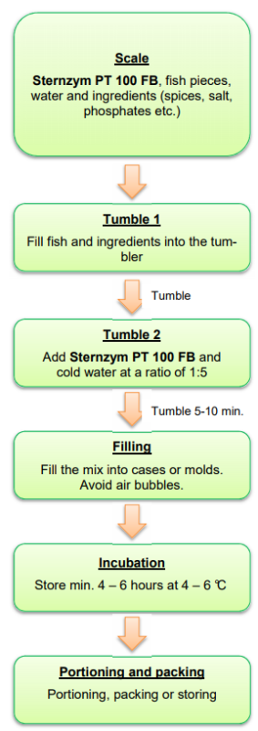 Sternzym PT 100 FB - Dosage & Application - Fish