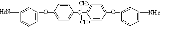 Dragon Chemical, Corp. 2,2-Bis[4-(3-aminophenoxy)phenyl]propane - Structural Formula