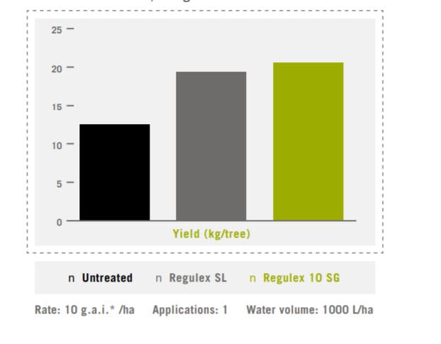 Regulex® 10 SG - Fruit Set/Yield Increase Conference Pears, Belgium