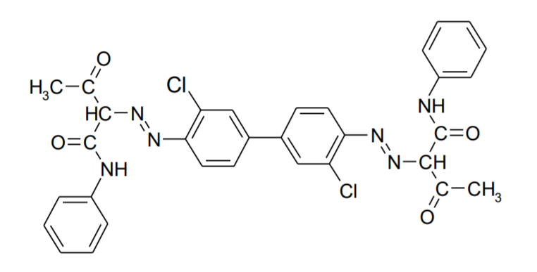 Panax Yellow 1512 (P.Y.12) - Chemical Structure of The Pigments