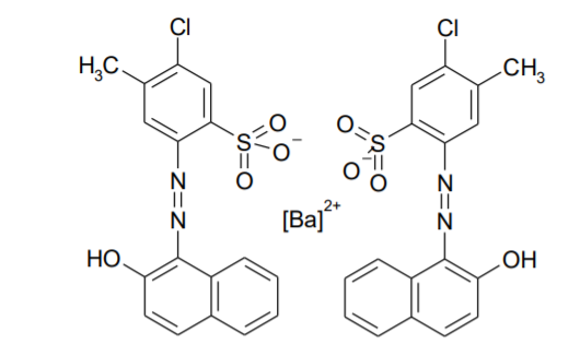 Panax Red CL-304 (P.R.53:1) - Chemical Structure of The Pigments