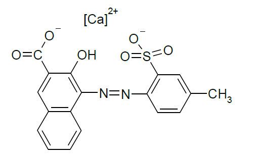 Panax Carmine 8BK (P.R.57:1) - Chemical Structure of The Pigments