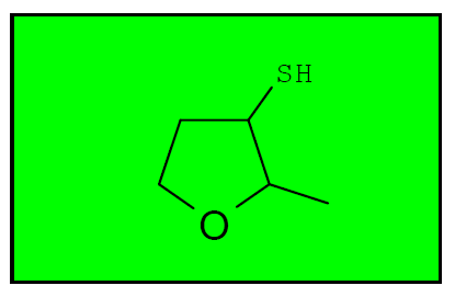 Treatt 2-METHLTETRAHYDROFURAN-3-THIOL - Chemical Structure