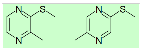 Treatt 2-METHLTHIO-3(5/6)METHYLPRYAZINE - Chemical Structure