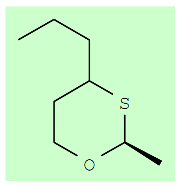 Treatt 2-METHYL-4-PROPYL-1,3, OXATHIANE - Chemical Structure