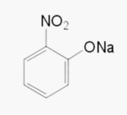 Sodium Salt of Ortho Nitro Phenol - Chemical Structure