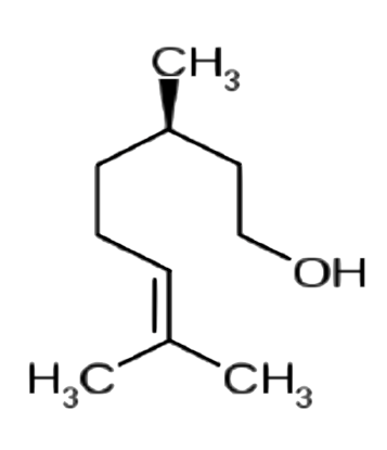 Van Aroma Citronellol Natural (CT-501) - Chemical Structure