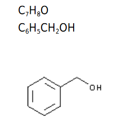 PanReac AppliChem by ITW reagents Benzyl Alcohol (USP-NF, BP, Ph. Eur.) pure, pharma grade - Chemical Structure