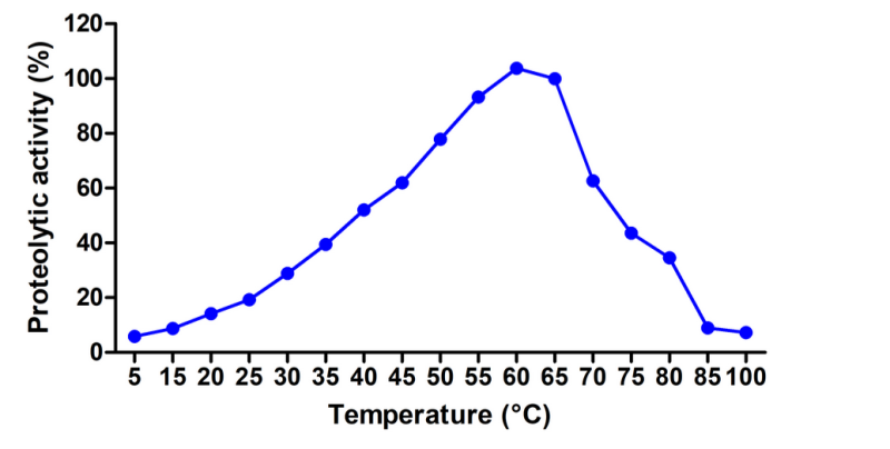 FICIN - Activity of Ficin According To Ph And Temperature - 1