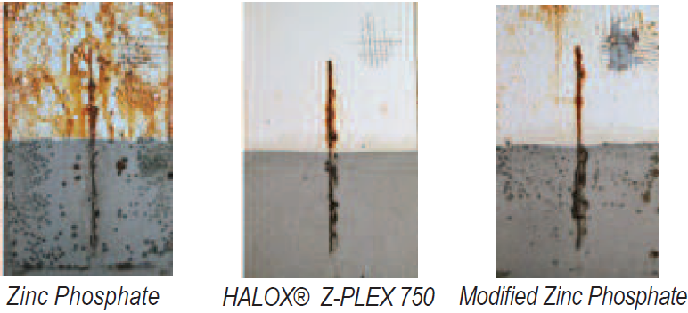 HALOX® Z-PLEX 750 - Cross Hatch Adhesion Test