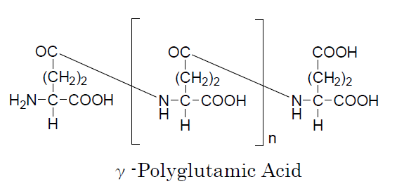 Phyto COLLAGE 20B(N) - Γ-Polyglutamic Acid Structure