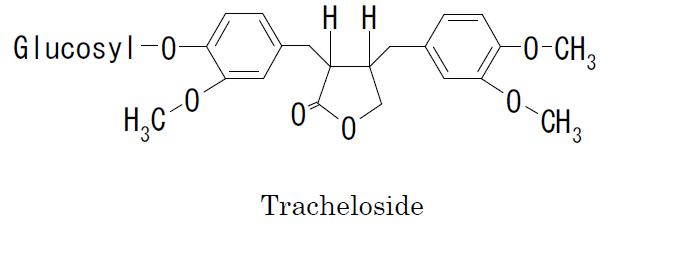 SAFFLOWER Liquid B - Tracheloside Structure