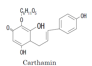 SAFFLOWER Liquid B - Carthamin Structure