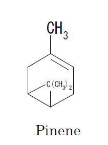 PINE CONE Liquid B - Pinene Structure