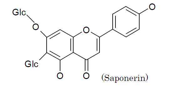 SOAPWORT Liquid B - Saponerin Structure