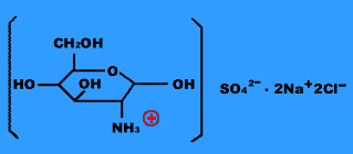 Aoxing Biotechnology Glucosamine Sulfate Sodium Chloride (USP 31) - Chemical Structure