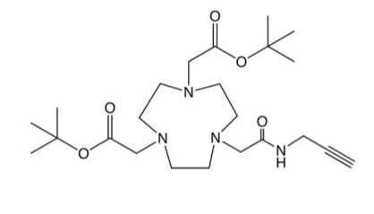 CD Bioparticles Propargyl-NOTA(tBu)2 - Structure