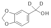Chimete 3,4- (METHYLENEDIOXY) BENZENE METHANOL - Chemical Structure