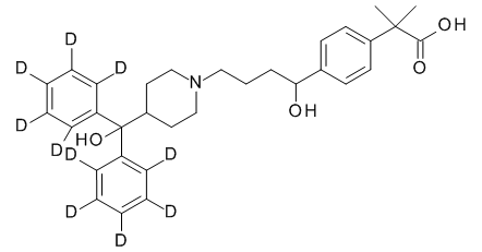 FEXOFENADINE D10 - Chemical Structure