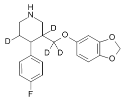 PAROXETINE D4 - Chemical Structure