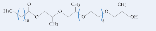 Hydramol™ PGPL ester - Structure