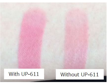 TOSHIKI PIGMENT UP-611 - Improvement of Color Intensity