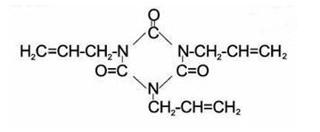 China Star Materials Triallylisocyanurate (Cross Linking Reagent T-CROS) - Structural Formula