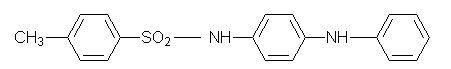 China Star Materials N-(p-toluene-sulphonylamido-N'-phenylene diamine) (Antioxidant TPPD) - Structural Formula