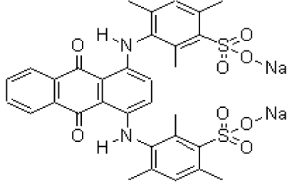 Lavanya Aurea - Acid Blue 80 - Chemical Structure