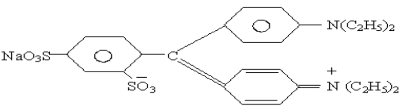Lavanya Blue Bell - Patent Blue VRS - Chemical Structure