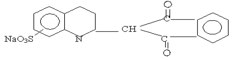 Lavanya Sunshine - D & C Yellow 10 - Chemical Structure