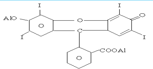 Neelilake Erythrosine Lake - Chemical Structure