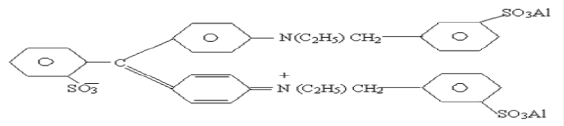 Neelicert FD & C Blue 1 Al Lake - Chemical Structure