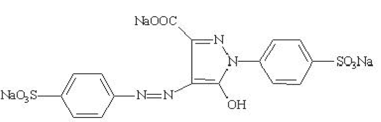 Neelicert FD & C Yellow 5 - Chemical Structure