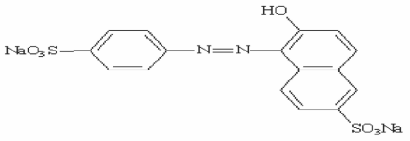 Neelicert FD & C Yellow 6 - Chemical Structure