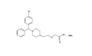 Granules India Cetirizine Hydrochloride, USP - Chemical Structure