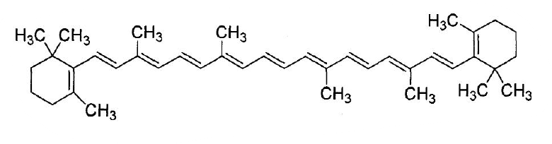 FoodRGB Beta Carotene Oil Suspension 30% (FJ-30) - Chemical Structure