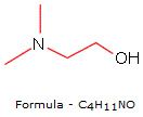 Amines & Plasticizers Di - Methyl Ethanolamine (DMEA) - Chemical Structure