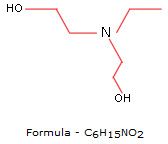 Amines & Plasticizers Ethyl Diethanolamine - Chemical Structure