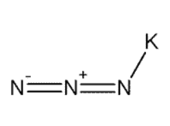 Fine Chemicals Potassium Azide - Chemical Structure