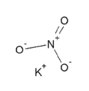Fine Chemicals Potassium Nitrate - Chemical Structure