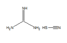 Fine Chemicals Guanidine Thiocyanate - Chemical Structure